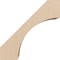 Ekena Millwork 3-inch W x 6-inch D x 6-inch H Westlake Rough Cedar Woodgrain TimberThane Knee Brace, Primed BRCUR03X06X06WTLRCPR - alternate 6
